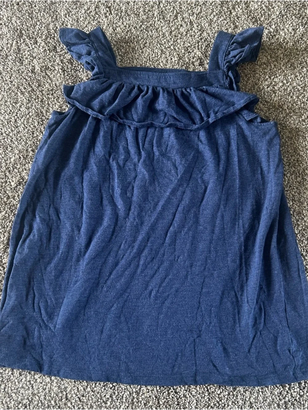 [Cat & Jack] Blue Tank w Ruffle Straps